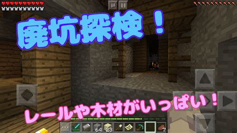 【統合版マイクラ】廃坑を発見！手に入るものや下準備！16