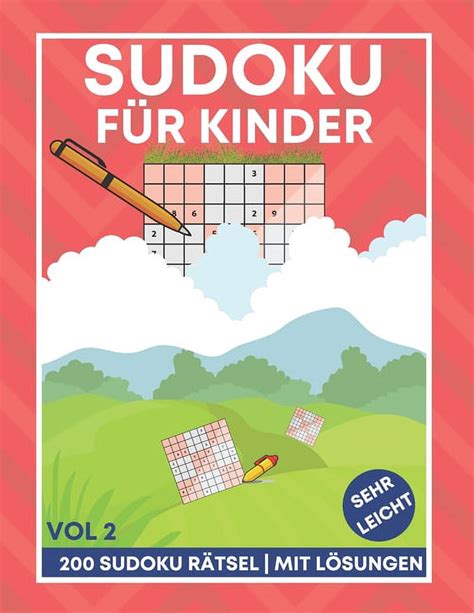 Sudoku F R Kinder Sudoku R Tsel Mit L Sungen Sehr Leicht Vol