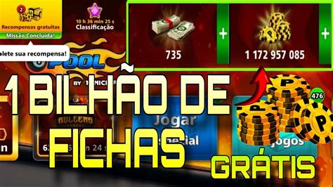 COMO CONSEGUIR FICHAS GRÁTIS NO 8 BALL POOL 1 BILHÃO DE FICHAS NO 8