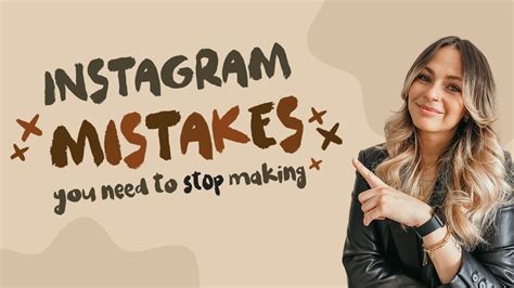 Stop Making These Mistakes On Instagram YouTube