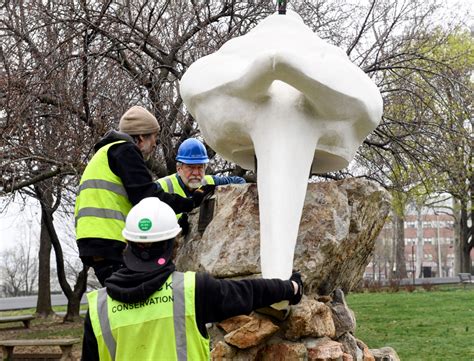 Renewed Peace Sculpture Unveiled In Reading City Park Reading Eagle