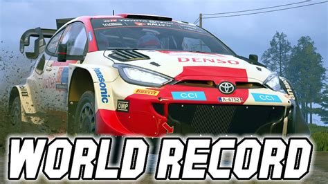 Ea Sports Wrc World Record Toyota Gr Yaris Rally Rally Estonia