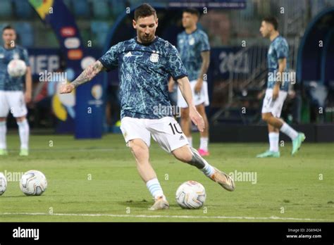 Lionel Messi Of Argentine During The Copa America 2021 Quarter Final