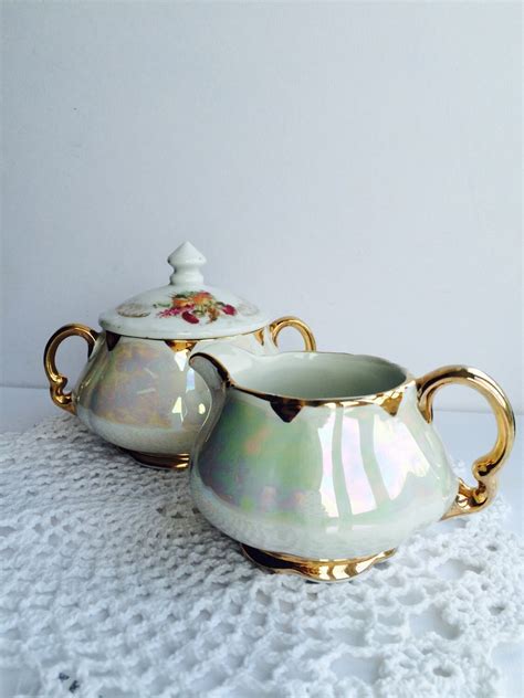 Vintage Sugar Bowl & Creamer Set – Haute Juice