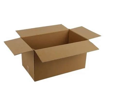 Brown Rectangular Extra Strong Corrugated Box Weight Holding Capacity