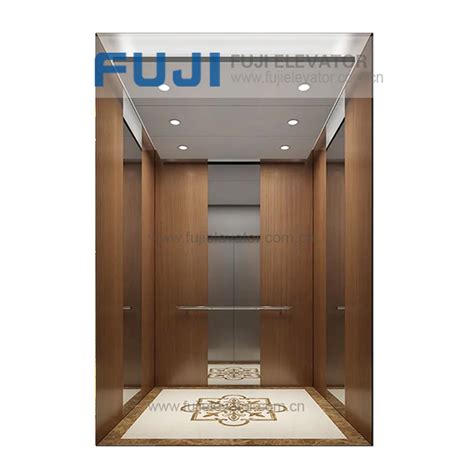 Fuji Passenger Elevator With Hairline Stainless Steel China