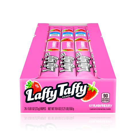 Laffy Taffy Rope Strawberry 24 Pack United Sweets