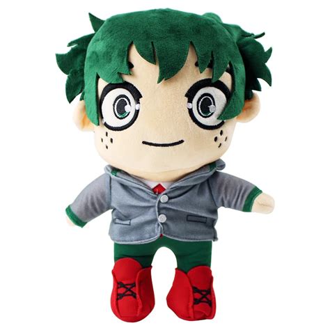 25cm My Hero Academia Plush Toys Midoriya Izuku Anime Soft Stuffed Doll