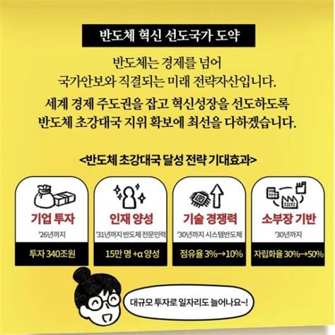 딱풀이 반도체 초강대국 달성 전략 전체 카드한컷 멀티미디어 대한민국 정책브리핑