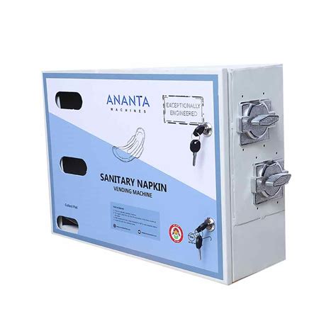 Ananta Manual Sanitary Napkin Vending Machine 50 Pads Capacity