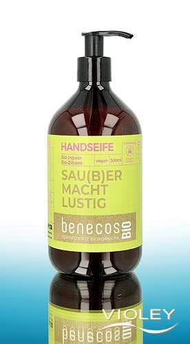 Benecos Hand Soap Organic Ginger Lemon Ml At Violey