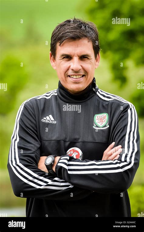 Wales' national football team manager Chris Coleman poses for a photo ...