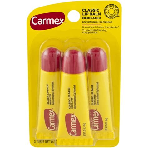 12 Pack Carmex Medicated Classic Lip Balm Tubes 35 Oz 3 Pack