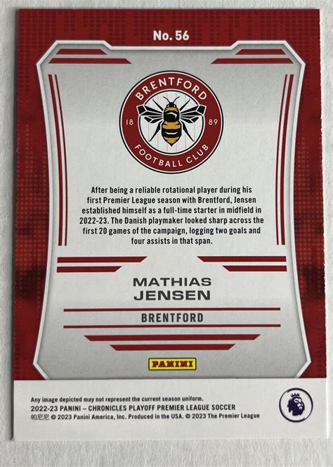 Panini Chronicles Playoff Premier League Mathias Jensen