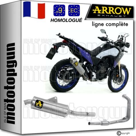 ARROW LIGNE COMPLETE APPROUVE RC INDY RACE TITANIUM YAMAHA TENERE 700