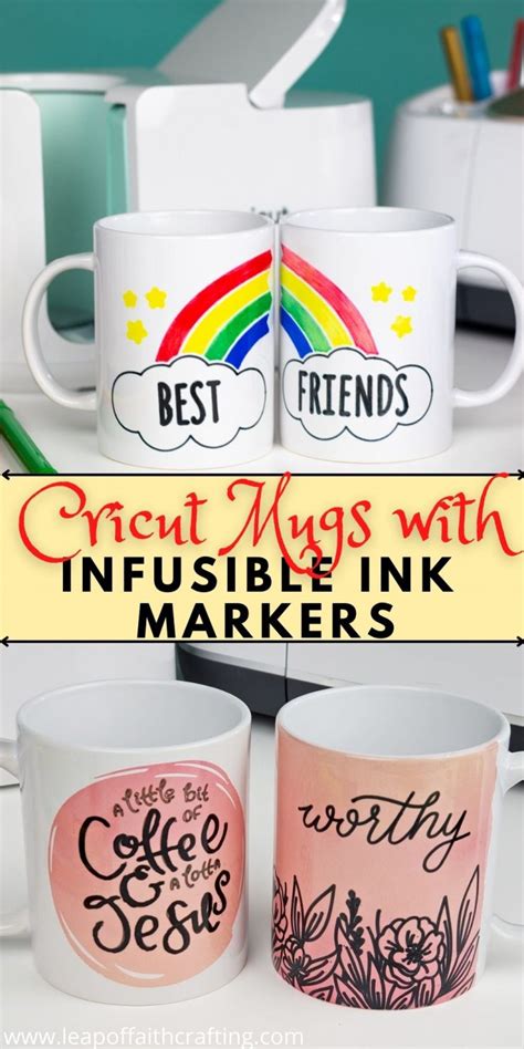 How To Use Infusible Ink Markers To Make A Cricut Mug Leap Of Faith