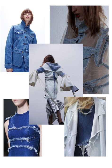 Denim Mood Board Inspiration Fashion Portfolio Fashion Talent