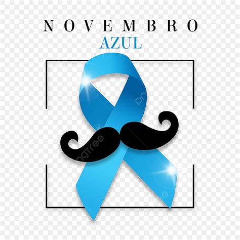 Novembro Fita Azul Sa De Masculina Azul E Barba Png Novembro Azul