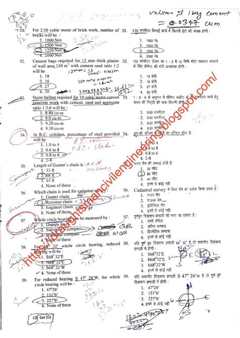 Ujvnl Je Civil Solved Paper Previous Question Papers Previous Year Question Paper Old