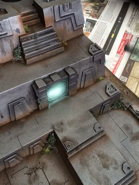 Crosser Modelling Necron Tomb Citadel Forgeworld Tile For Jungle Board