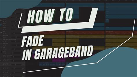 How To Fade In Garageband Youtube