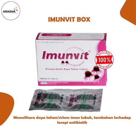 Jual Imunvit Box Isi Tablet Sistem Imun Tubuh Memelihara Daya