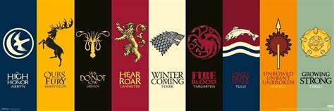 pyramid america game  thrones house sigils tv cool wall decor art
