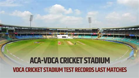 IND vs ENG Test: Dr. Y.S. Rajasekhara Reddy ACA-VDCA Cricket Stadium ...