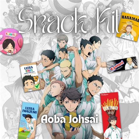 Jual Aoba Johsai Haikyuu Snack Kit Ultra Milk Pocky Ultra Mimi