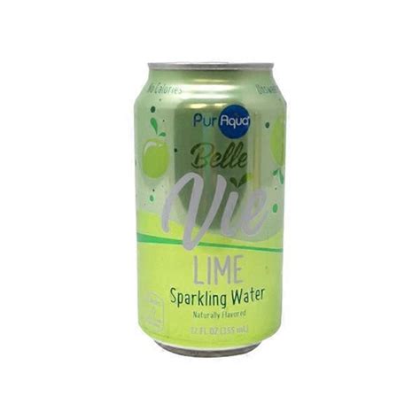 Puraqua Belle Vie Lime Flavored Sparkling Water Fl Oz Delivery Or