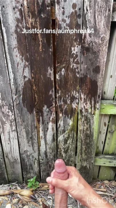 Boner Peeing While Jerking Off On A Fence Outside Gay Twink Porn Feat Aumphreak4 XHamster
