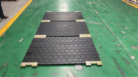 4x8 Plastic Uhmwpe Hdpe Temporary Construct Excavator Road Mats Swamp