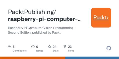 Github Packtpublishingraspberry Pi Computer Vision Programming