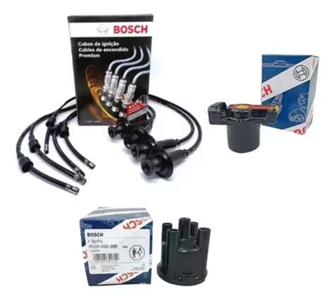 Kit Bosch Cabo Tampa Rotor Fusca Bras Lia Igni O Fios