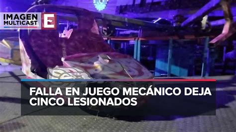 Falla En Juego Mec Nico De Feria Deja Lesionados En Veracruz Youtube