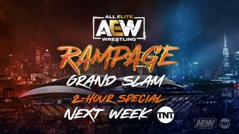 All Elite Wrestling Confirma Que Aew Rampage Grand Slam Tendr Una