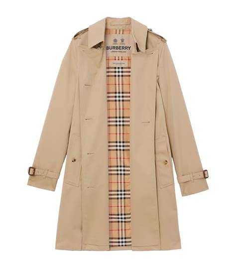 Burberry Neutrals The Mid Length Kensington Heritage Trench Coat Harrods Uk