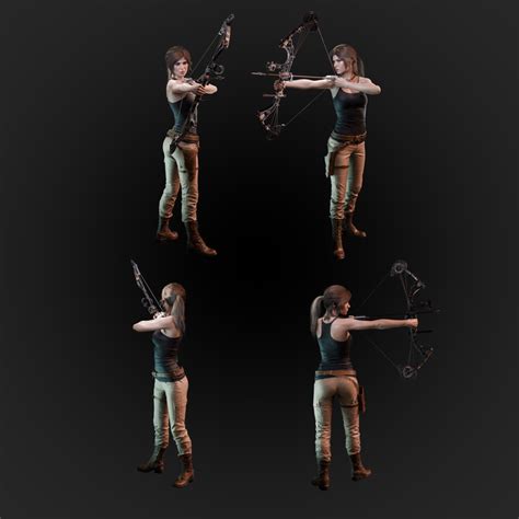 SmutBase Lara Croft Survivor G8 Diffeomorphic Blender 4 2