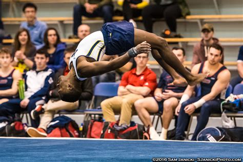 Floor - UM Men's Gymnastics Vs UIC 3-26-16 - SJanickiPhoto