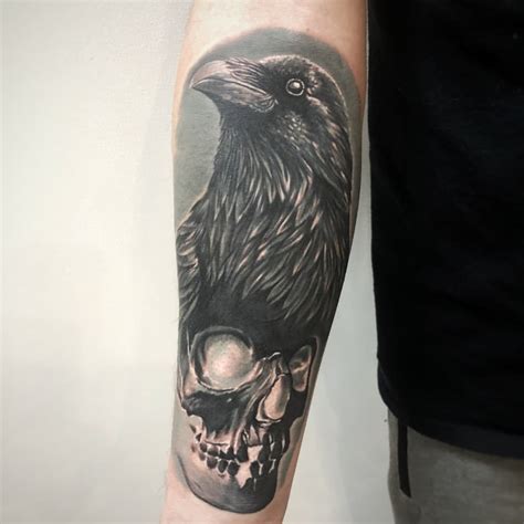 Dark Raven Tattoo Ideas For Men Women Exploretheworls