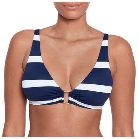 Lauren By Ralph Lauren Mariner Stripe Voorgevormde Triangel Bikini Top