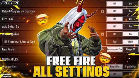 Control Setting Free Fire Pro Player Setting Free Fire Free