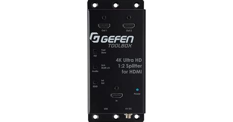 Gefen HDMI Splitter With 4K UHD 1 X 2 GTB HD4K2K 142C BLK B H