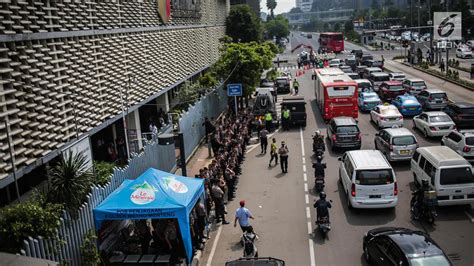 Aksi 22 Mei Ini Info Pengalihan Lalu Lintas Sekitar KPU Dan Bawaslu