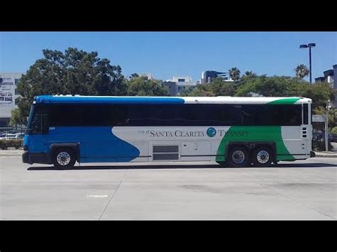 City Of Santa Clarita Transit 2015 MCI D4500CT CNG 269 YouTube