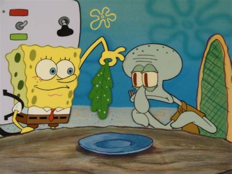 Clean Leaf Background Spongebob Cel Animation Original