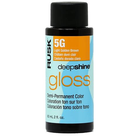 Rusk Deepshine Gloss Demi Permanent Color 5g Light Golden Brown Hair