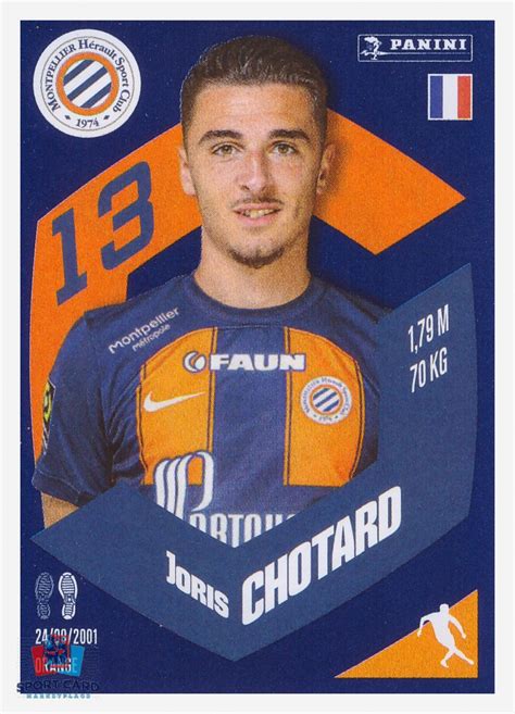 Panini Foot Joris Chotard Montpellier H Rault Sc