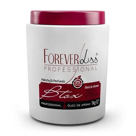 Botox Óleo de Argan Zero Forever Liss 950g Cuidados o Cabelo