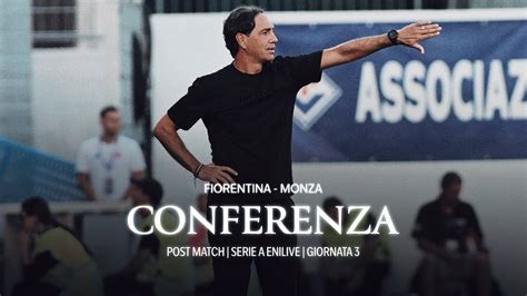 Conferenza Stampa Le Parole Di Mister Nesta Dopo Fiorentina Monza